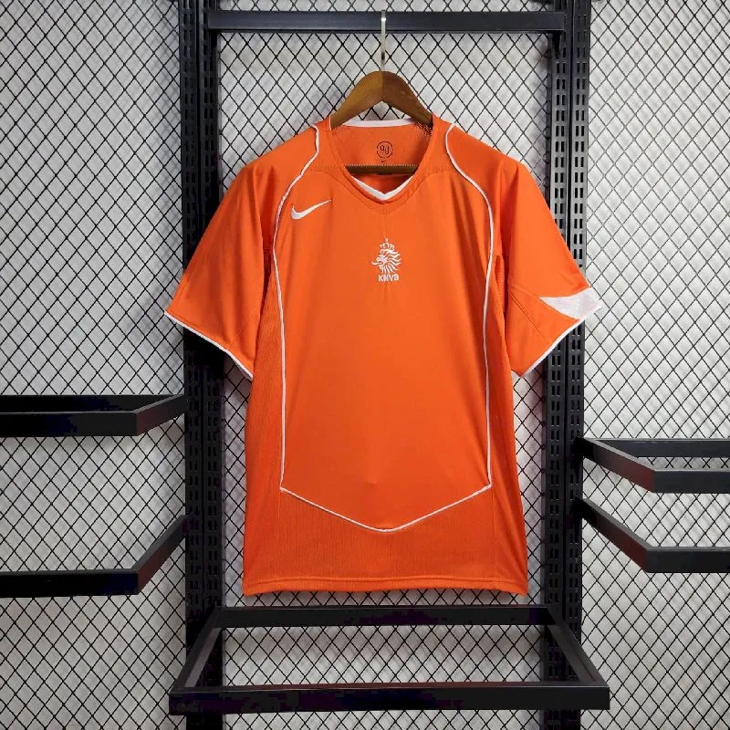 0a271a0bf3733d4f95228fc6519975ad.webp Retro Netherlands 2004 Home Jersey - Image 1