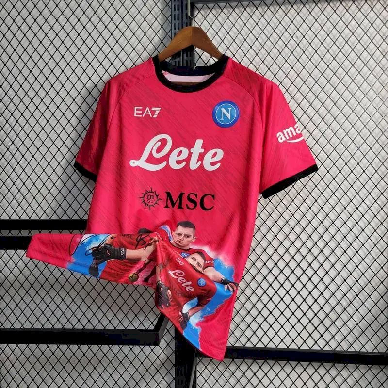 2023051903081029.jpg Mens Napoli 2023/24 Champion Edition Jersey Red - Image 1