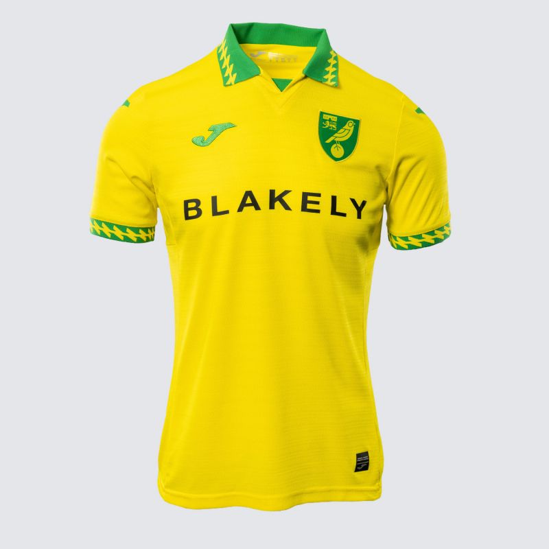 2025100920150098 Mens Norwich City FC 2025/26 Home Jersey - Image 1