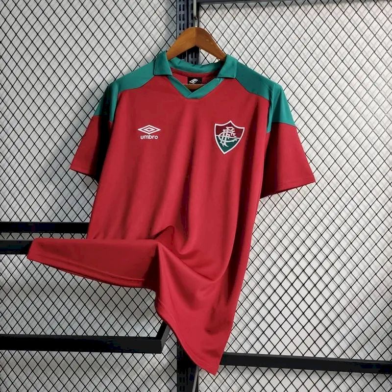 4331562fdf286f85499aa93885837e54c.jpg Mens Fluminense 2023/24 Pre-Match Jersey - Image 1