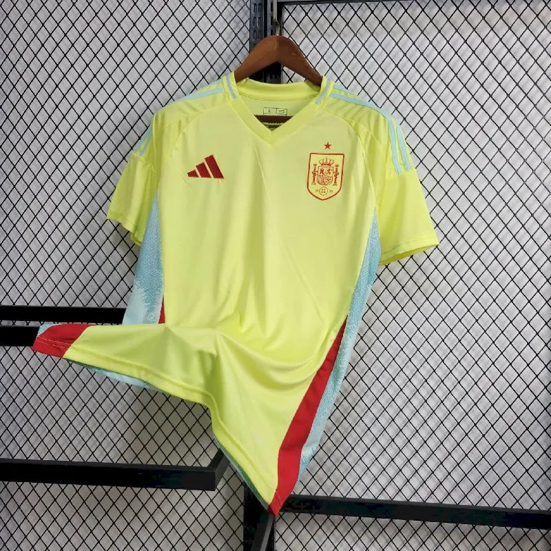 474a7be76f74bab5bb48389df77ecf30.webp Mens Spain 2024/25 Euro Away Jersey - Image 1
