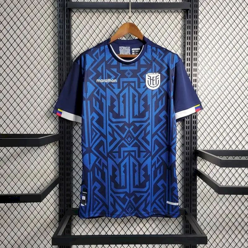 Ecuador-2022-World-Cup-Away-Jersey-59082.jpg Mens Ecuador 2022 World Cup Away Jersey - Image 1