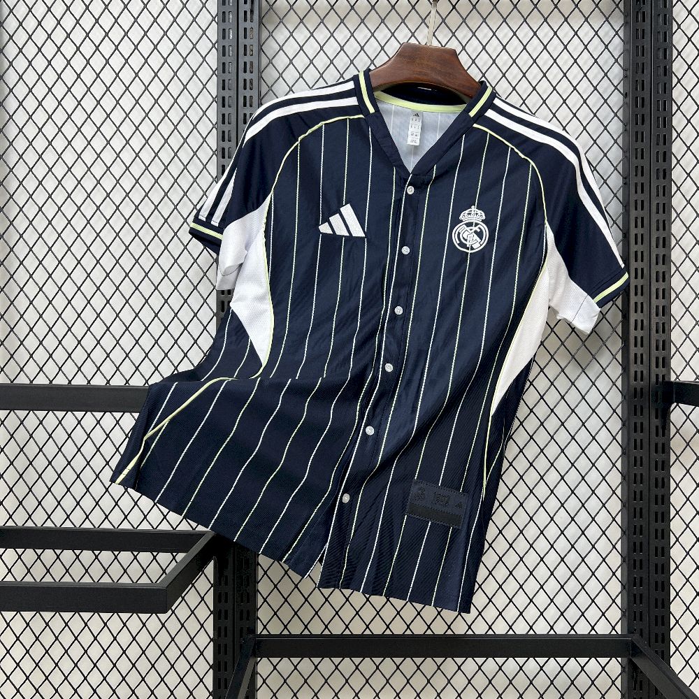 2025091715070795.jpg Mens Real Madrid 2025/26 Baseball Jersey - Image 1
